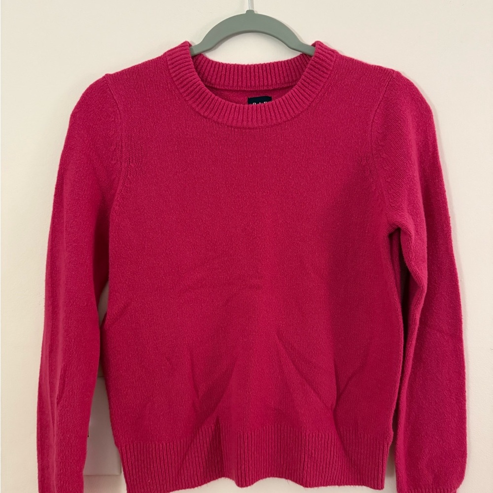 GAP Pink Cashsoft Crewneck Sweater